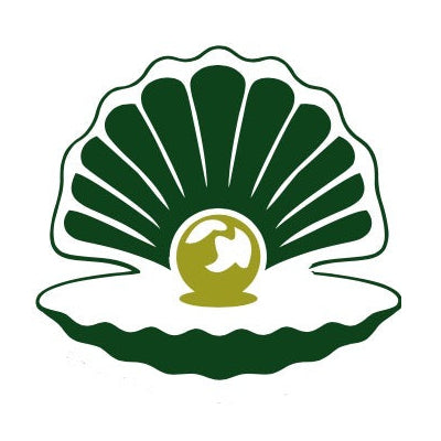 The Oyster Club logo, a shell holding a pearl