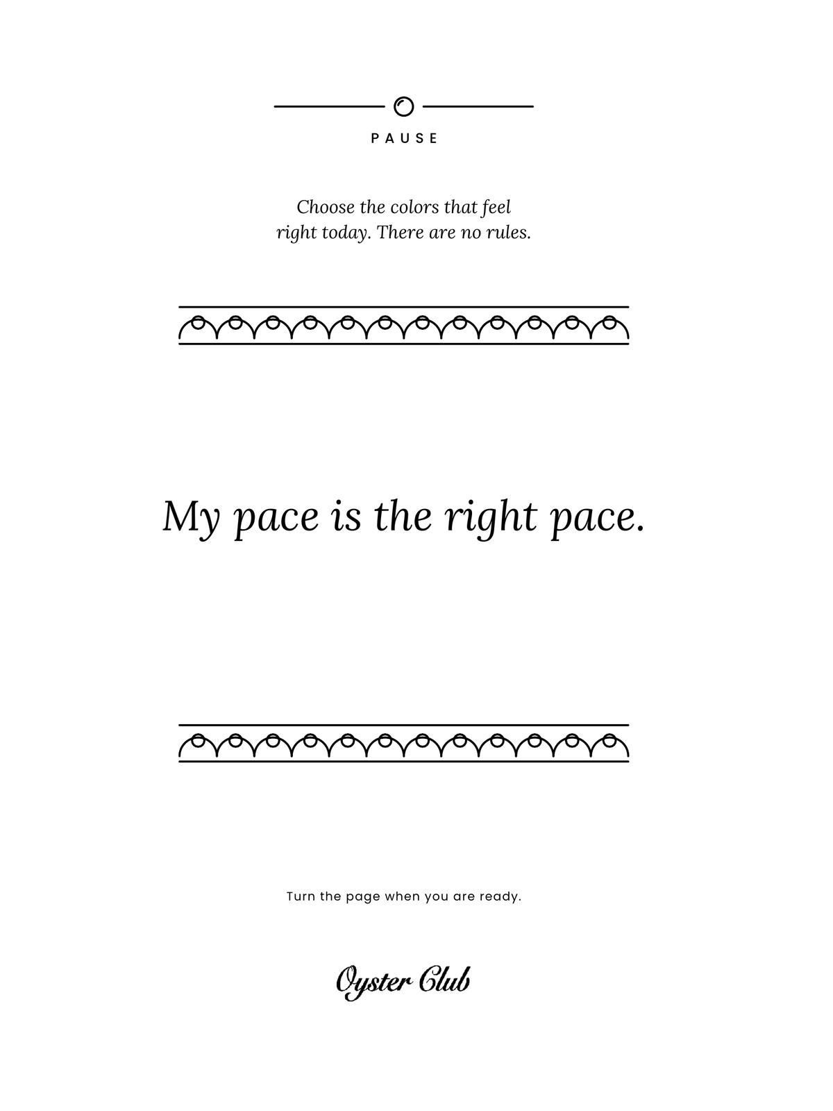 Oyster Club Coloring Book (Digital Edition)